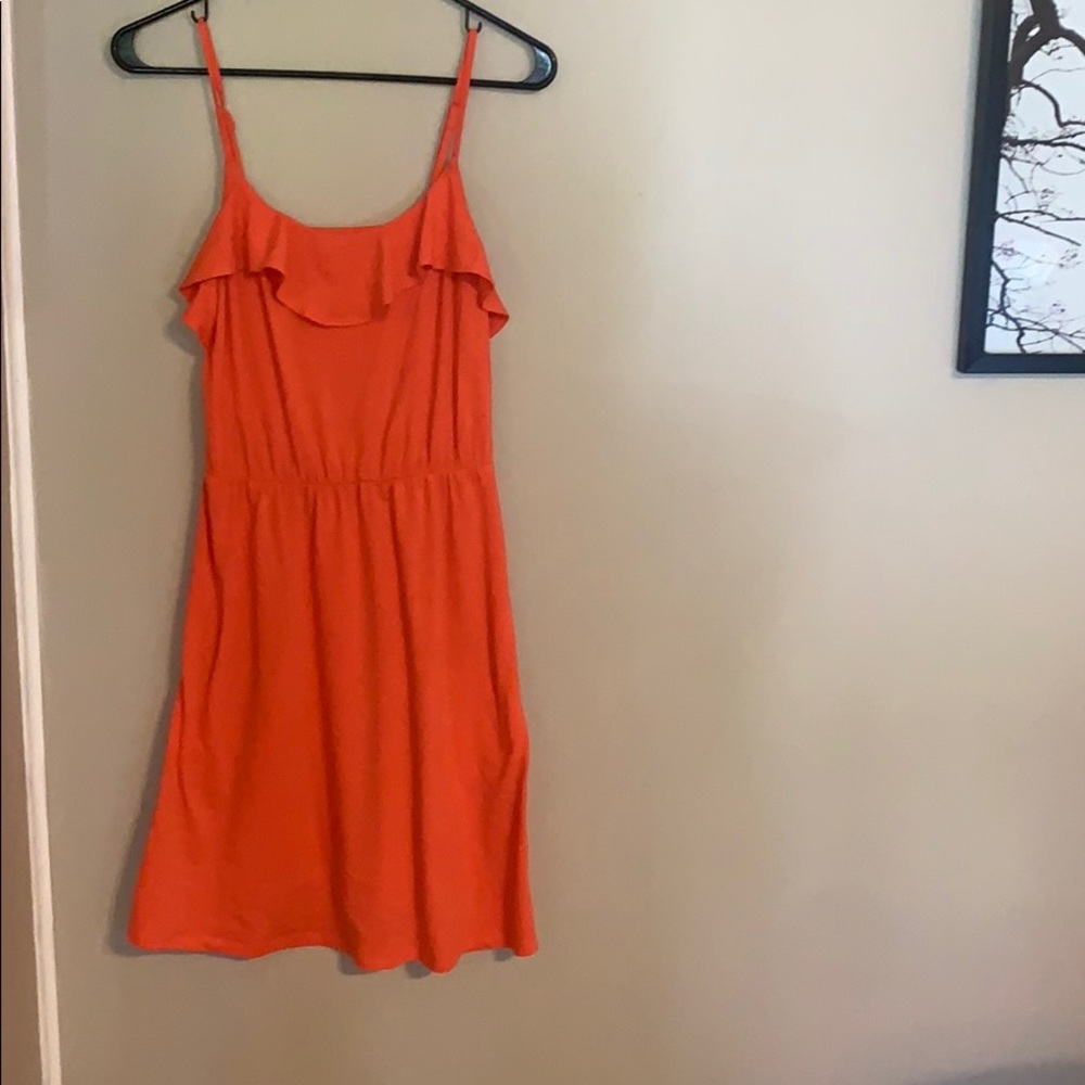 Missimo orange Spaghetti strap dress